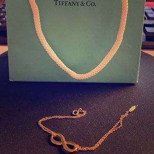 18k gold Infinity Tiffany Bracket